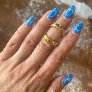 Karma double Gold Ring